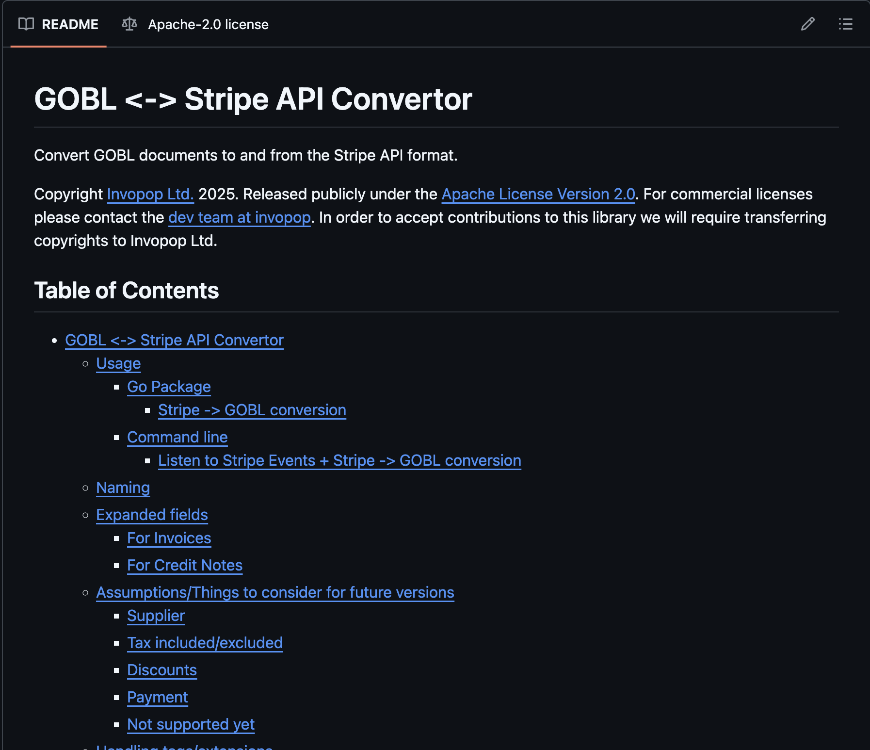 GOBL.Stripe